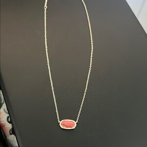 Elegant Pink Stone Necklace